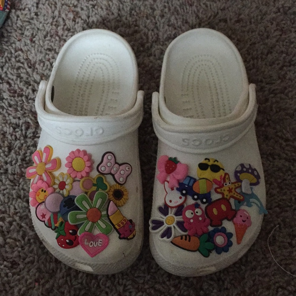 White Crocs